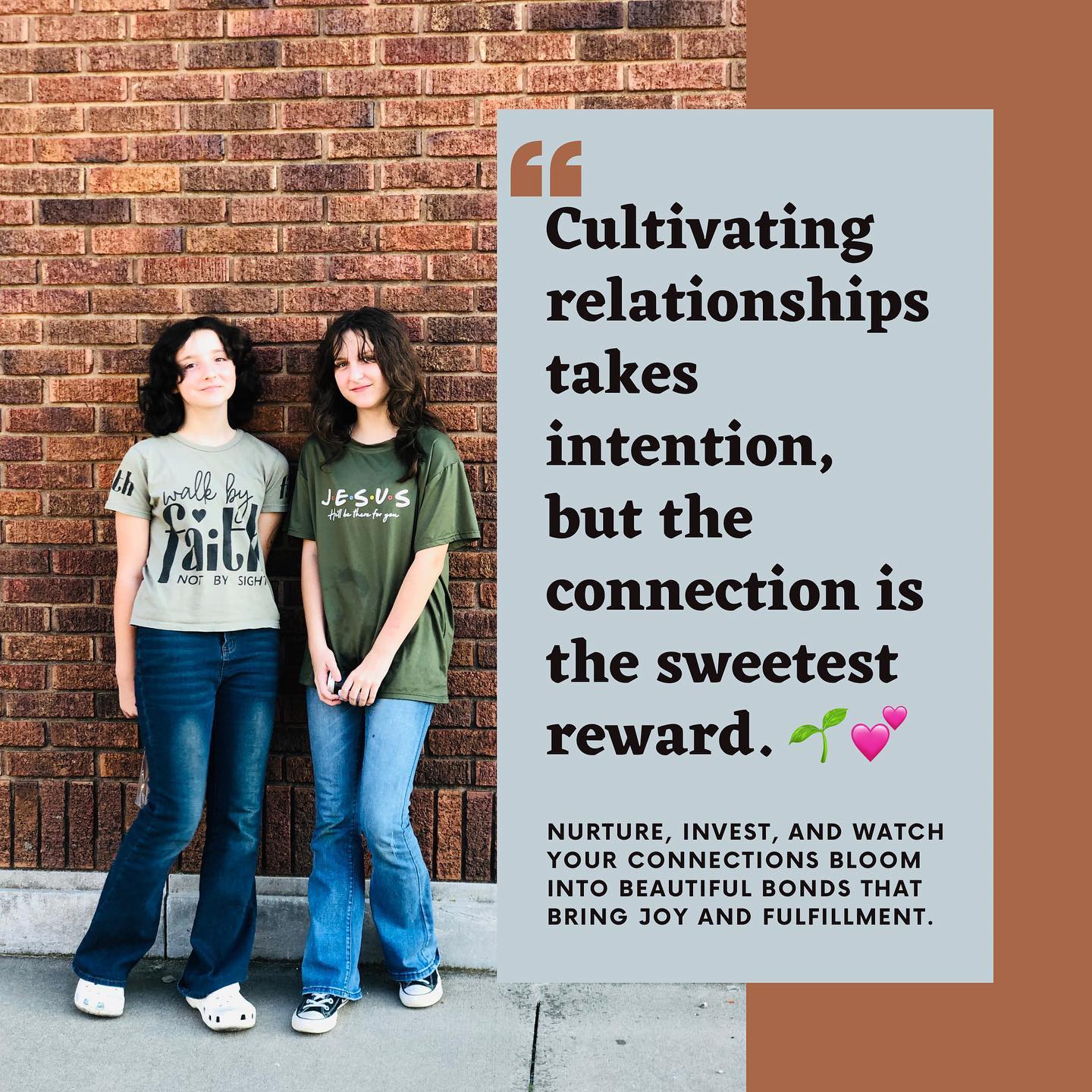 🌱Just like a gardener tends to their plants, we must invest time, effort, and care into nurturing our relationships. 🌱💖 It requires intentional acts of kindness, love, and understanding to foster deep and meaningful connections. 